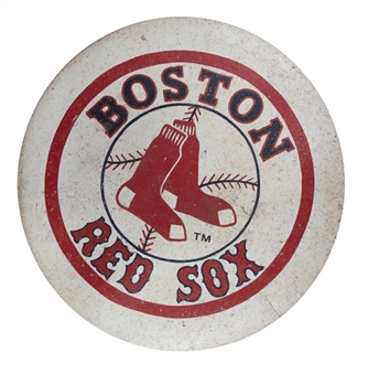 1986 Boston Red Sox World Series Visiting On Deck Circle from Shea Stadium